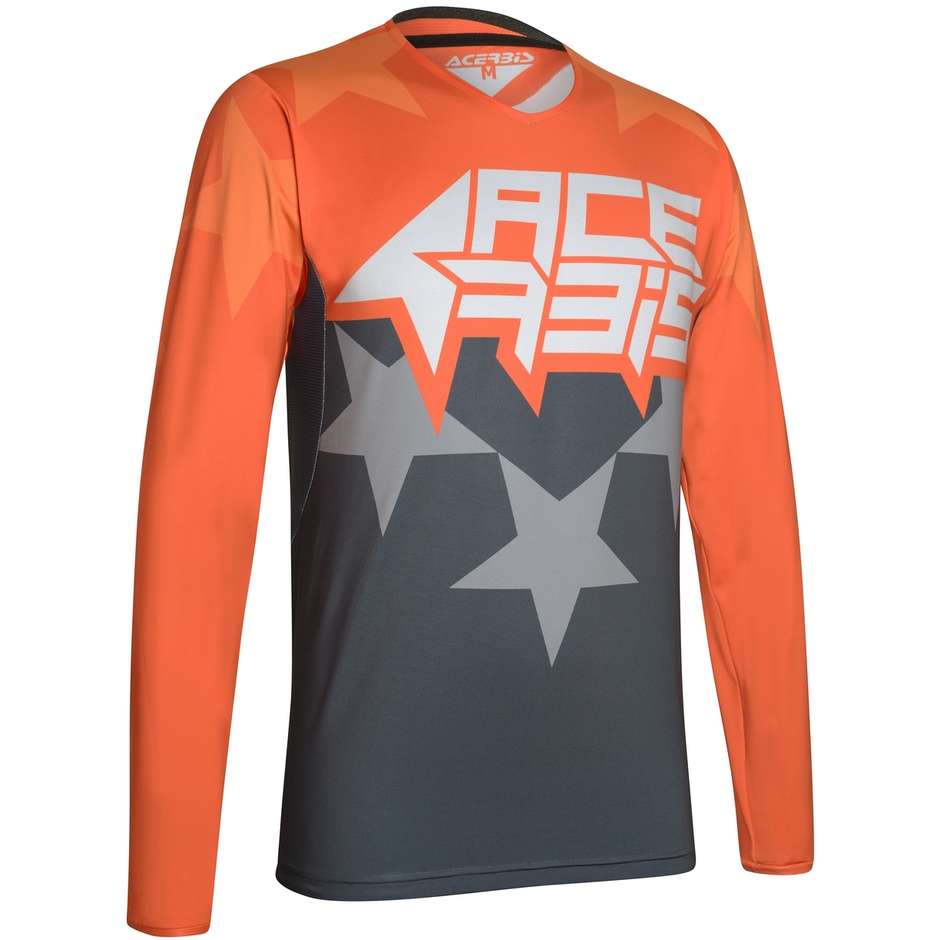 Acerbis X-FLEX STARCHASER Orange Gray Cross Enduro Motorcycle Jersey