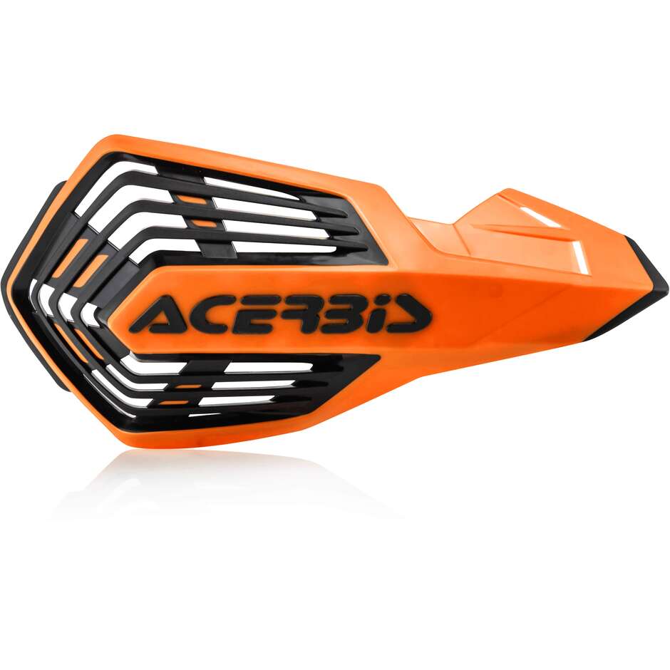 ACERBIS X-FUTURE Motorcycle Handguards Black Orange