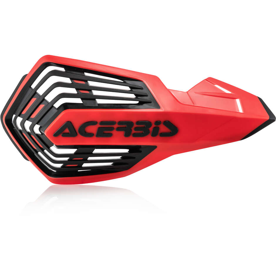 ACERBIS X-FUTURE Motorcycle Handguards Black Red