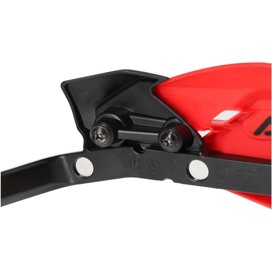 Acerbis X-HANDGUARDS Cross Enduro Handguards Red Black