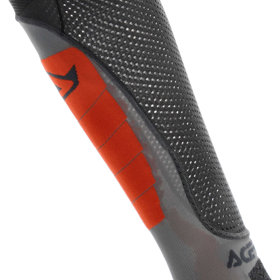 Acerbis X-LEG VENTED Motorcycle Socks Grey Orange