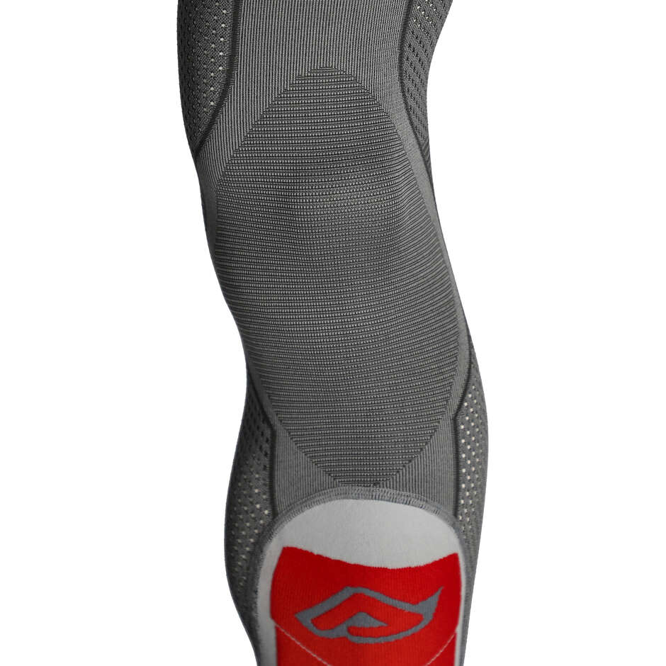 Acerbis X-LEG VENTED Motorcycle Socks Grey Red