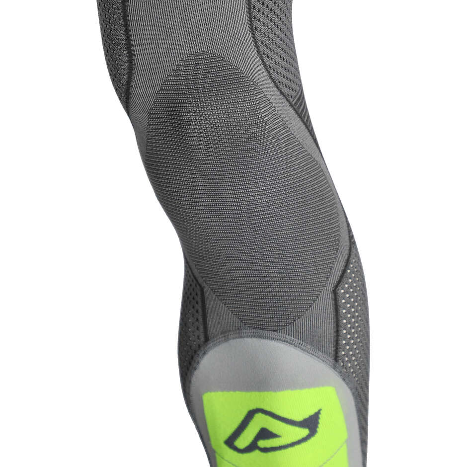 Acerbis X-LEG VENTED Motorcycle Socks Grey Yellow