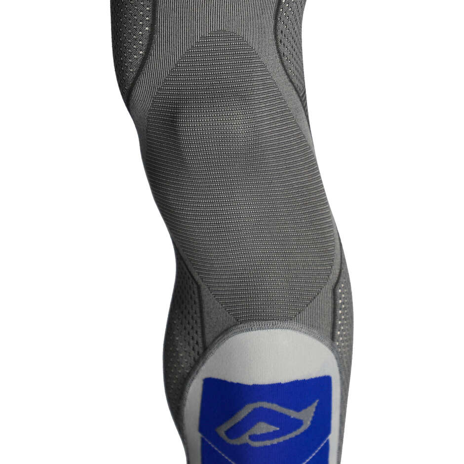 Acerbis X-LEG VENTED Motorradsocken Grau Blau