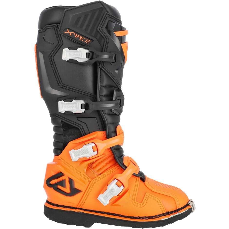 Acerbis X-RACE CE Cross Enduro Motorcycle Boots Orange Black