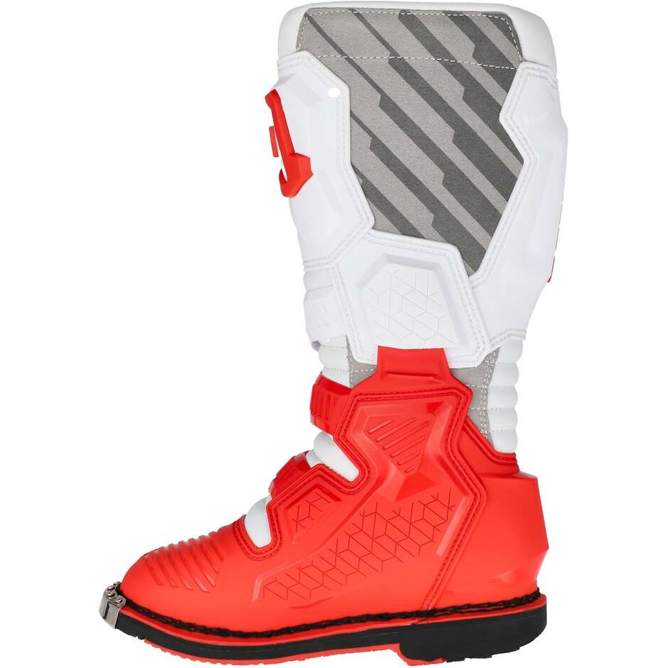 Acerbis X-RACE CE Cross Enduro Motorcycle Boots Red Grey