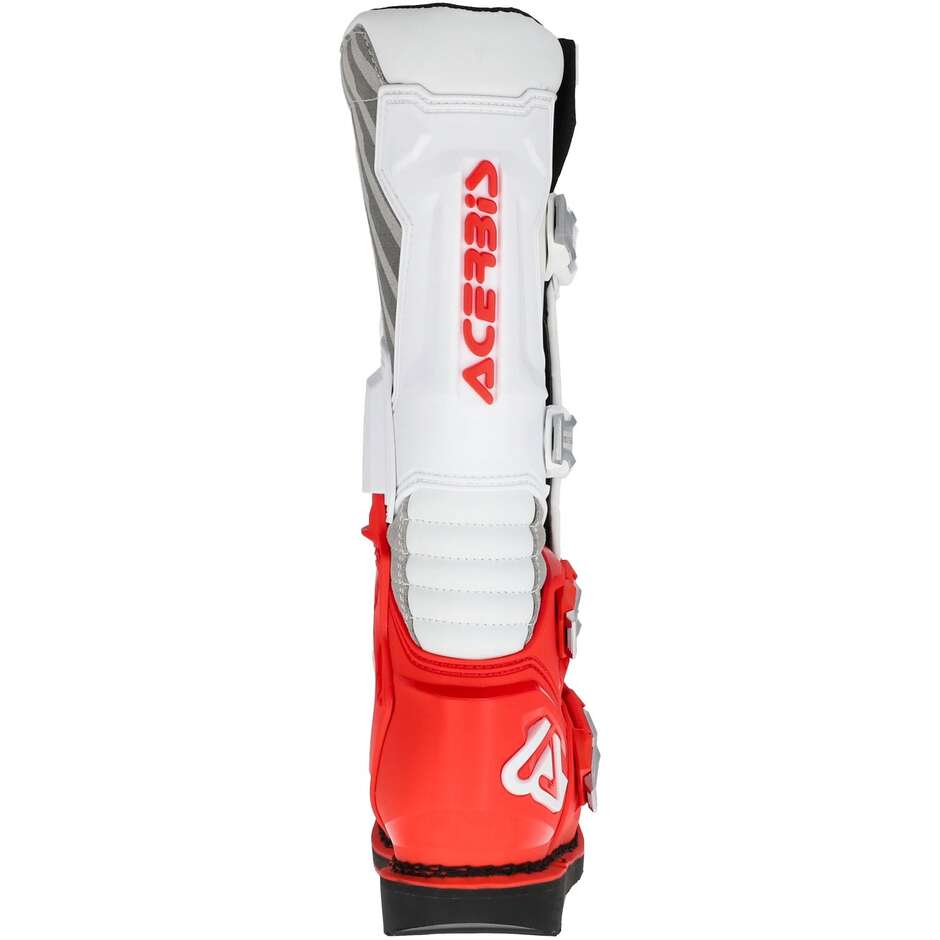 Acerbis X-RACE CE Cross Enduro Motorcycle Boots Red Grey