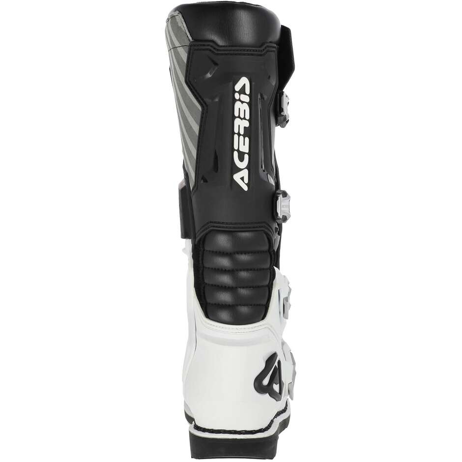 Acerbis X-RACE CE Cross Enduro Motorcycle Boots White Black