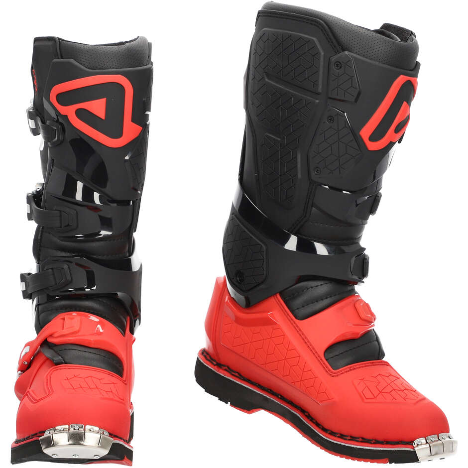 ACERBIS X-ROCK MM TWO Enduro Motocross Boot Black Red