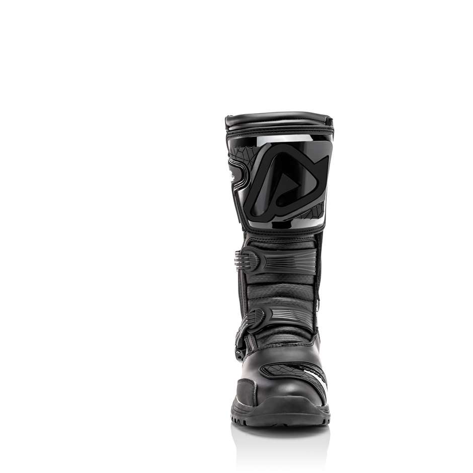 Acerbis X-STRADHU Black Leather Touring Motorcycle Boots