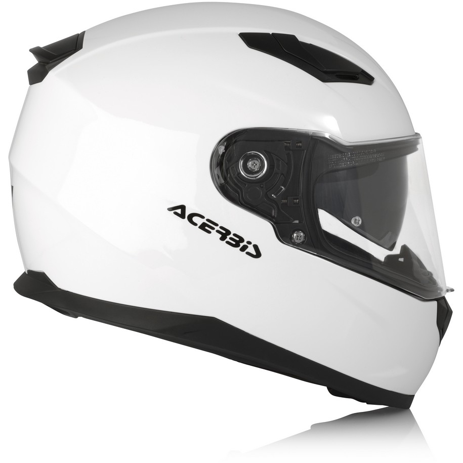 Acerbis X-STREET Integral Motorcycle Helmet Glossy White