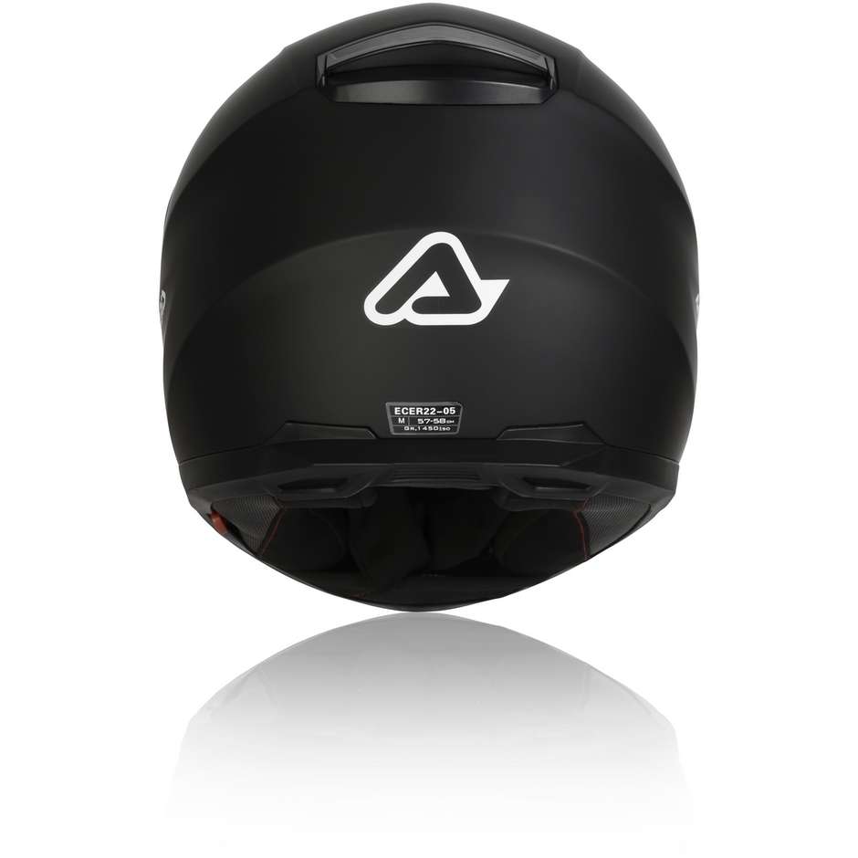 Acerbis X-STREET Integral Motorcycle Helmet Matte Black