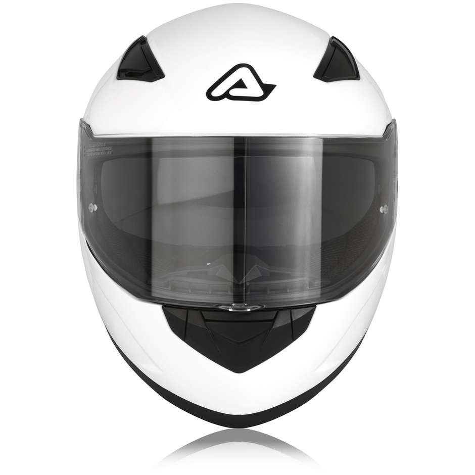 Acerbis X-STREET Integrierter Motorradhelm glänzend weiß