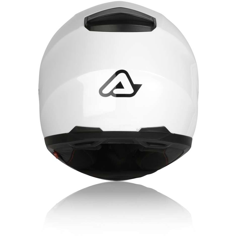 Acerbis X-STREET Integrierter Motorradhelm glänzend weiß