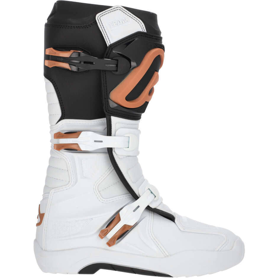ACERBIS X-TEAM 2.0 Motocross Boots White/Brown