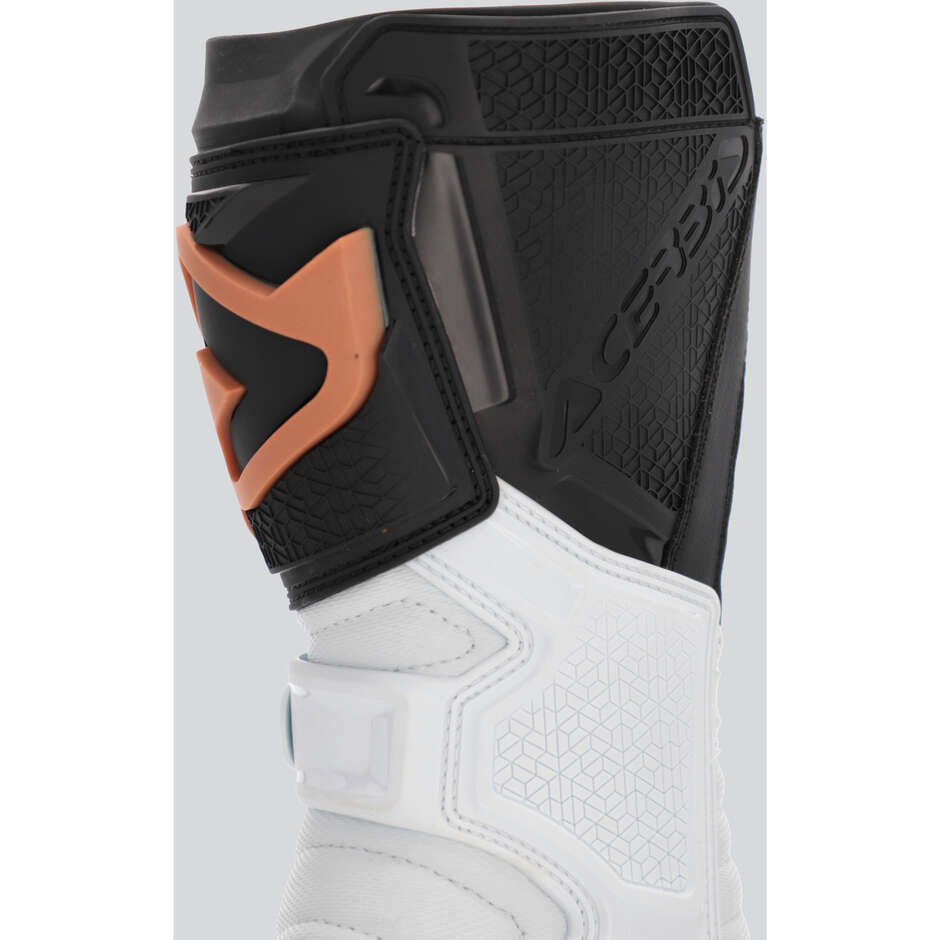 ACERBIS X-TEAM 2.0 Motocross Boots White/Brown