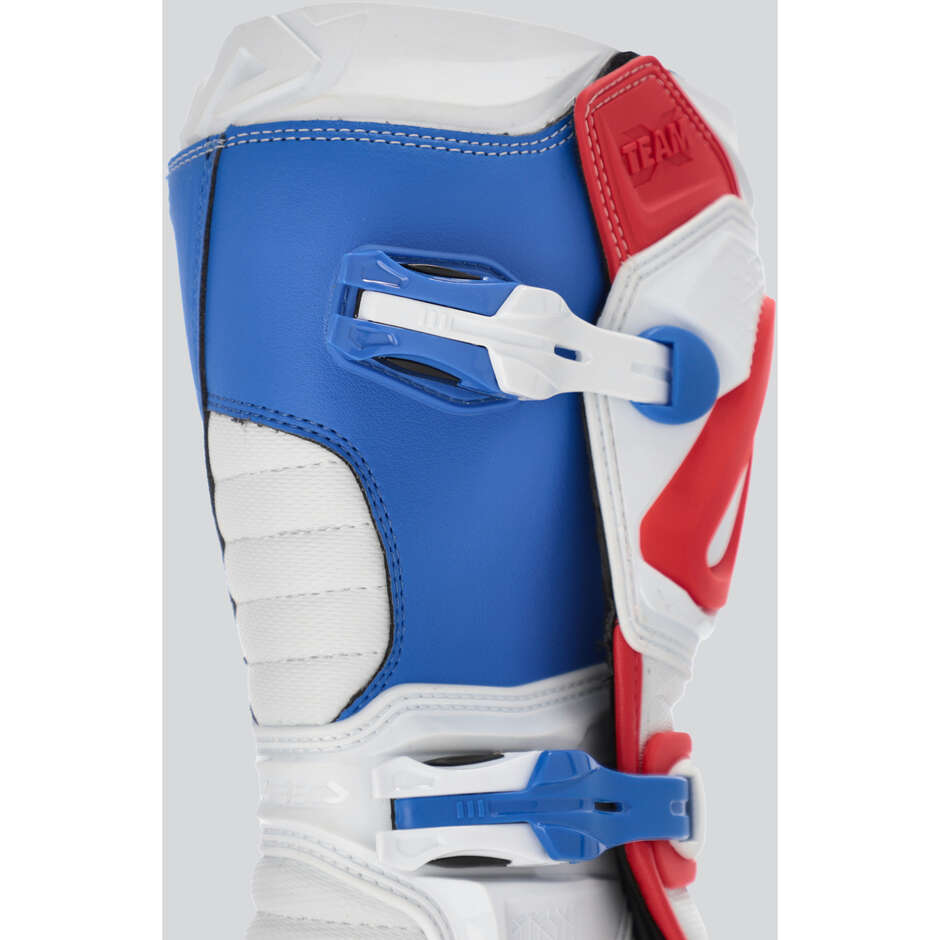 ACERBIS X-TEAM 2.0 Motocross-Stiefel Rot/Blau