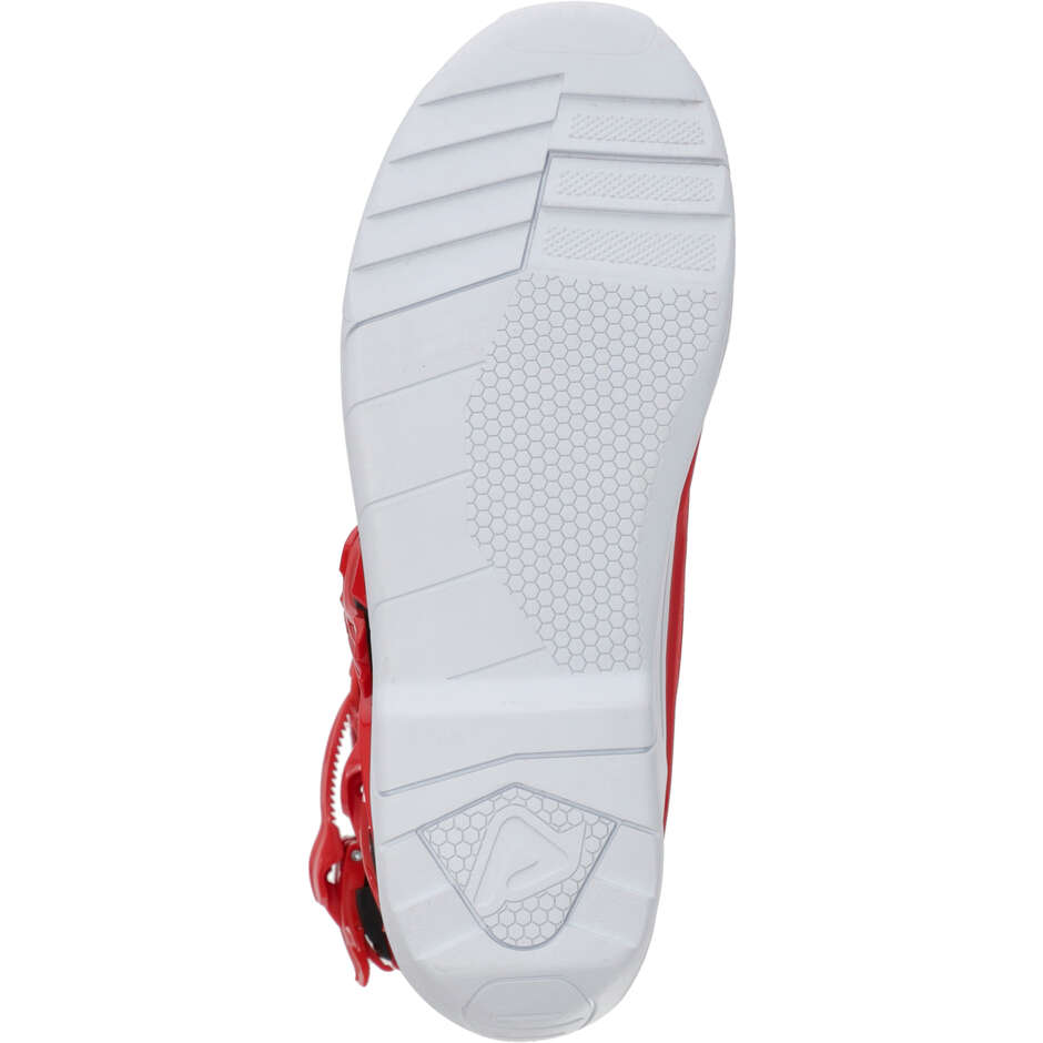 ACERBIS X-TEAM 2.0 Motocross-Stiefel Rot/Weiß
