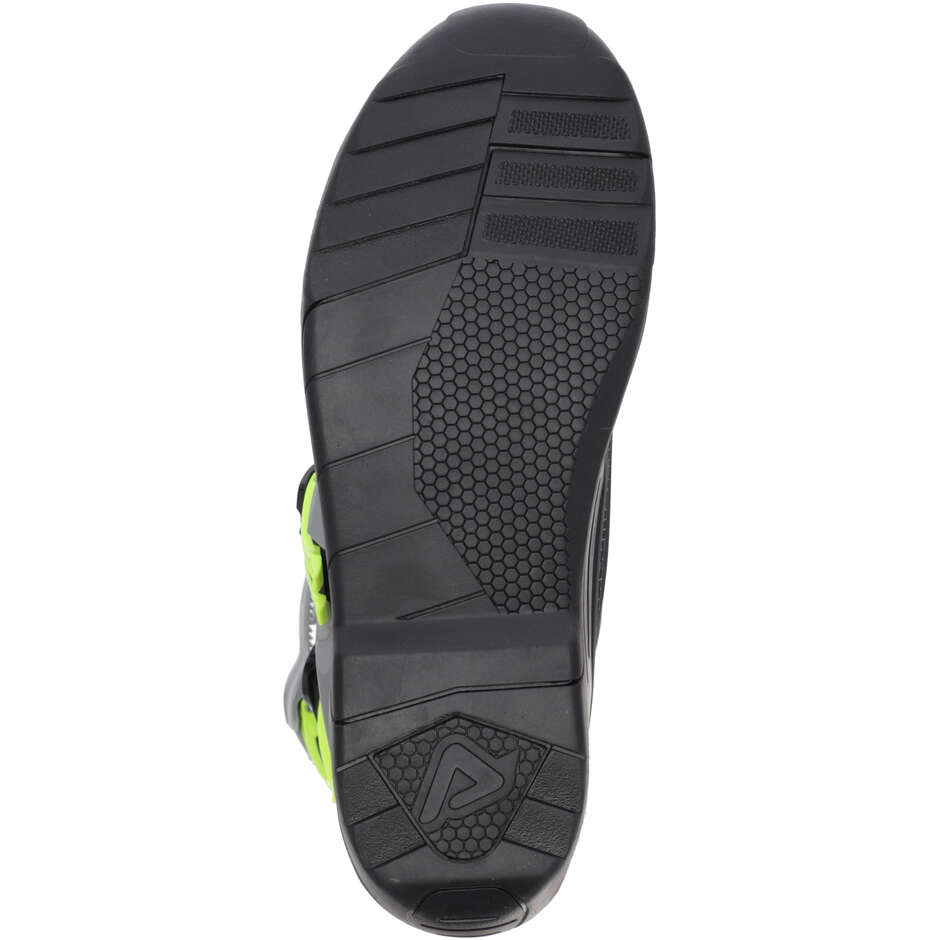 ACERBIS X-TEAM 2.0 Motocross-Stiefel Schwarz/Fluoreszierendes Gelb