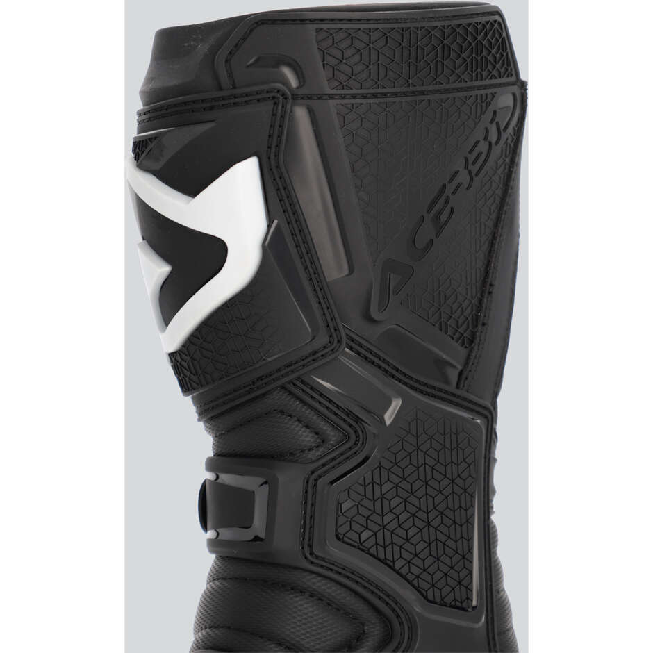 ACERBIS X-TEAM 2.0 Motocross-Stiefel Schwarz/Weiß