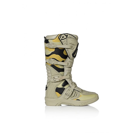 Acerbis X-TEAM Camouflage Cross Enduro Motorcycle Boots