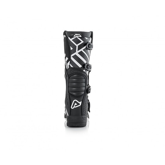 Acerbis X-TEAM Cross Enduro Motorcycle Boots Black White