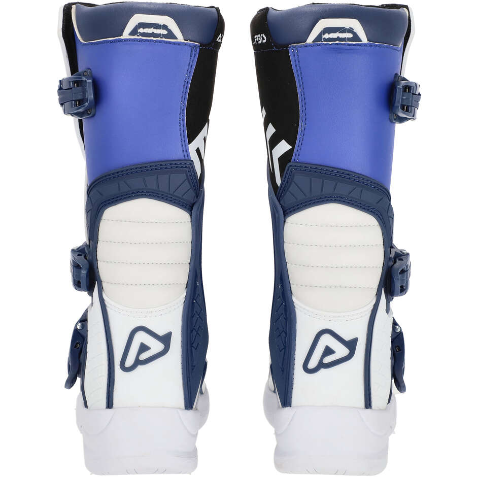 Acerbis X-TEAM KID Kids Motocross Enduro Boot Blue White