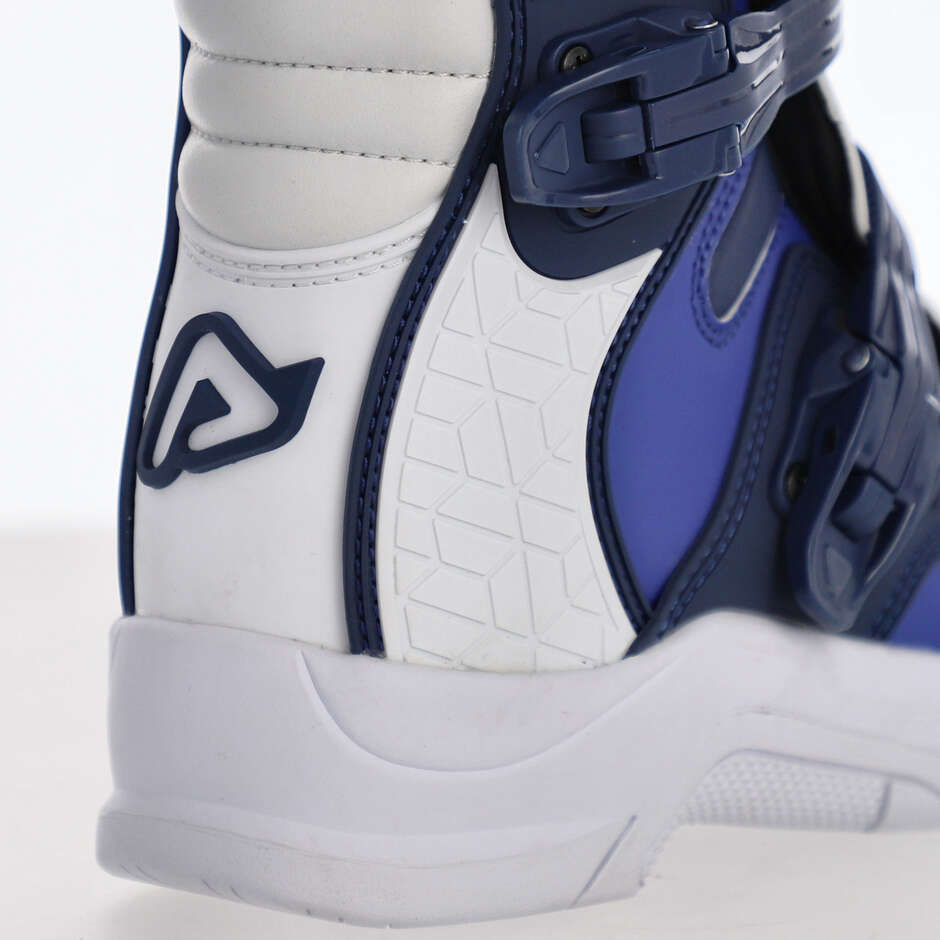 Acerbis X-TEAM KID Kids Motocross Enduro Boot Blue White