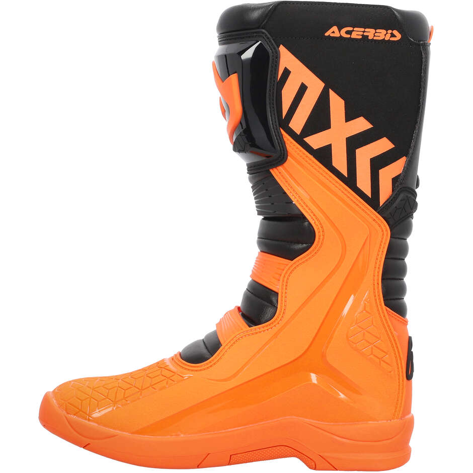 Acerbis X-TEAM Motocross Enduro Boots Orange Black