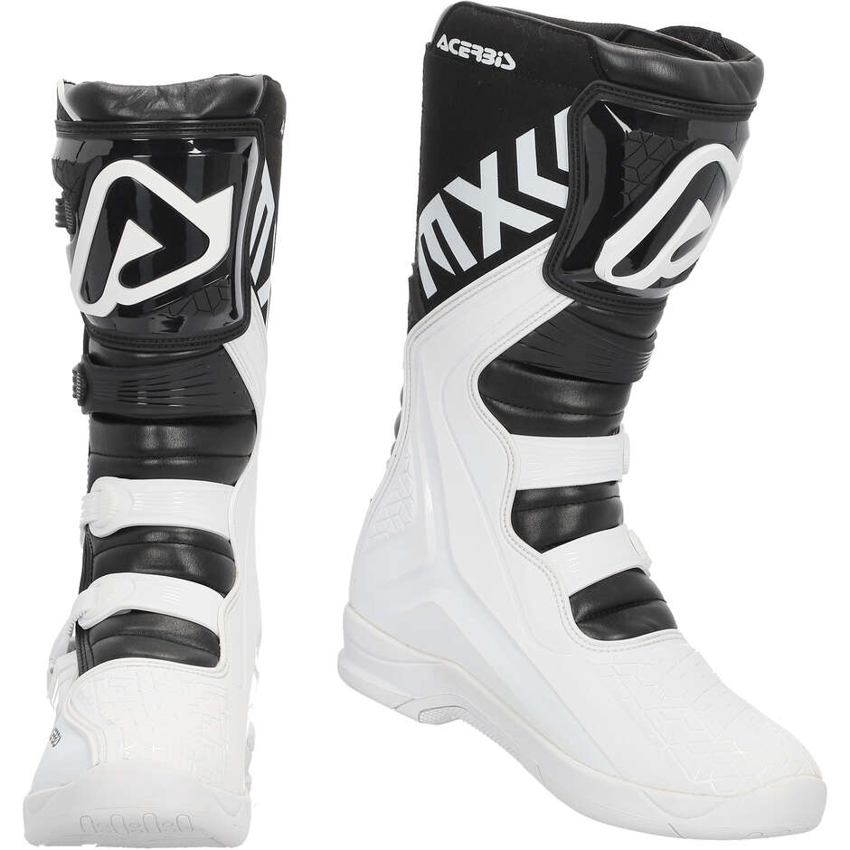 Acerbis X-TEAM Motocross Enduro Boots White Black