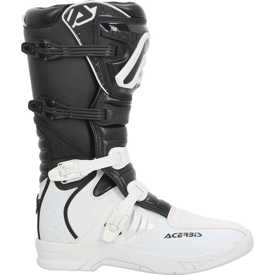 Acerbis X-TEAM Motocross Enduro Boots White Black