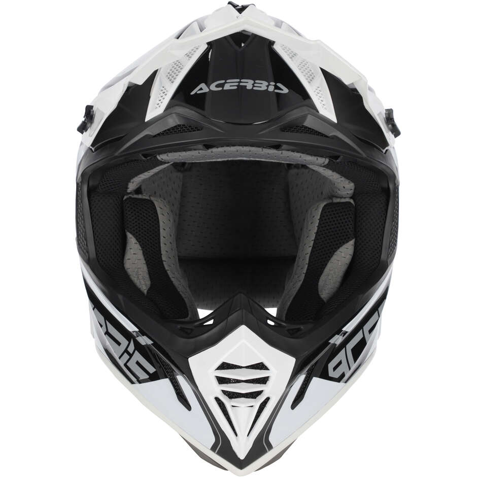 Acerbis X-TRACK 2206 Black White Cross Motorcycle Helmet