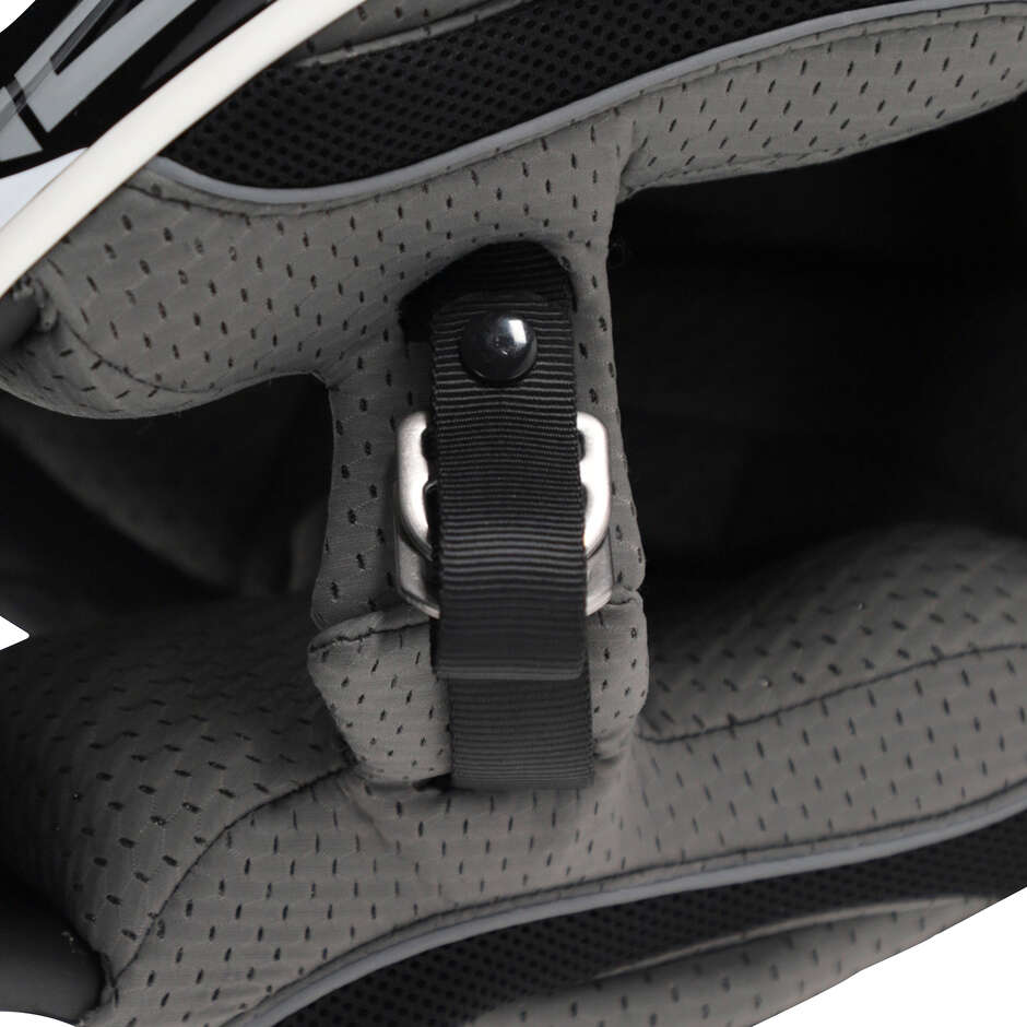 Acerbis X-TRACK 2206 Black White Cross Motorcycle Helmet