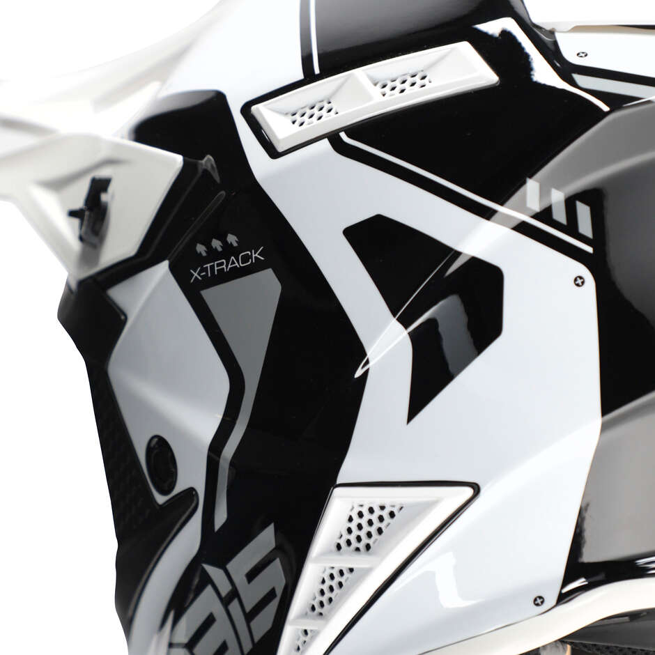 Acerbis X-TRACK 2206 Black White Cross Motorcycle Helmet