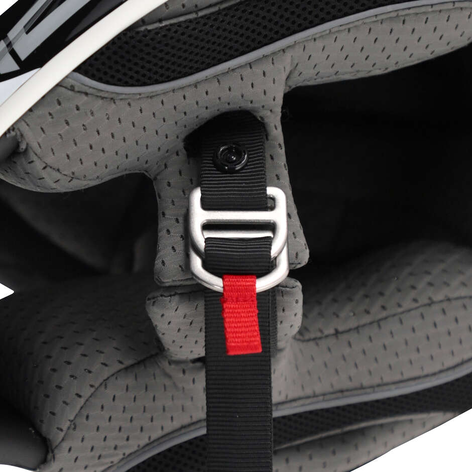 Acerbis X-TRACK 2206 Black White Cross Motorcycle Helmet