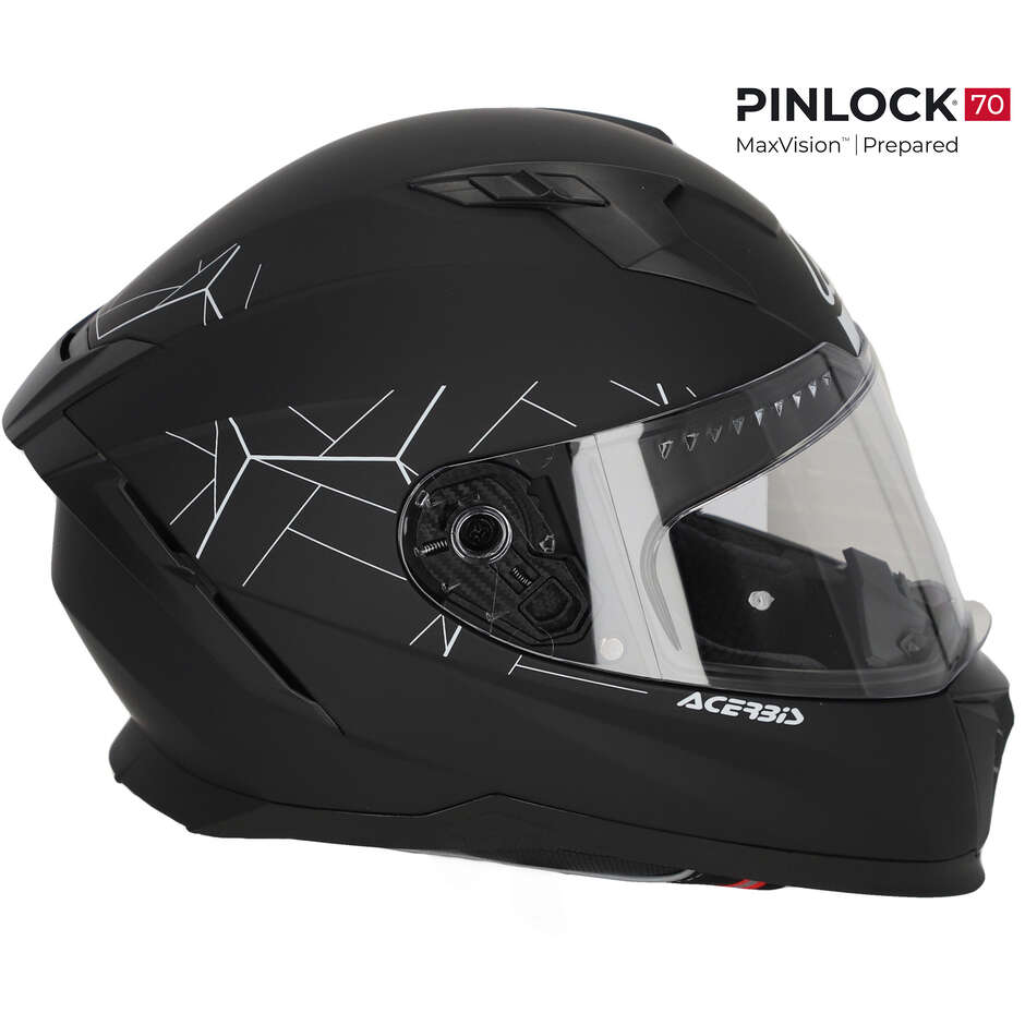 ACERBIS X-WAY Full Face Motorcycle Helmet Black