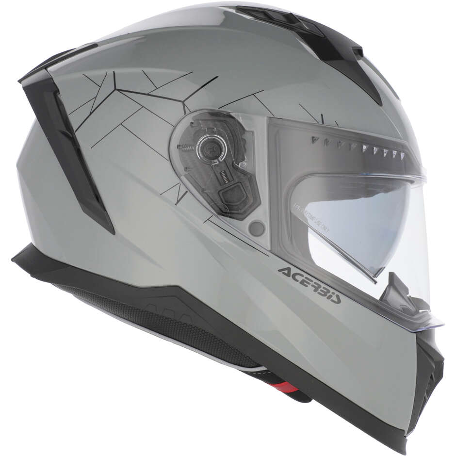 ACERBIS X-WAY Full Face Motorcycle Helmet Grey