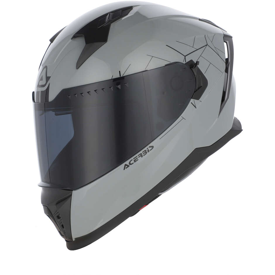 ACERBIS X-WAY Full Face Motorcycle Helmet Grey