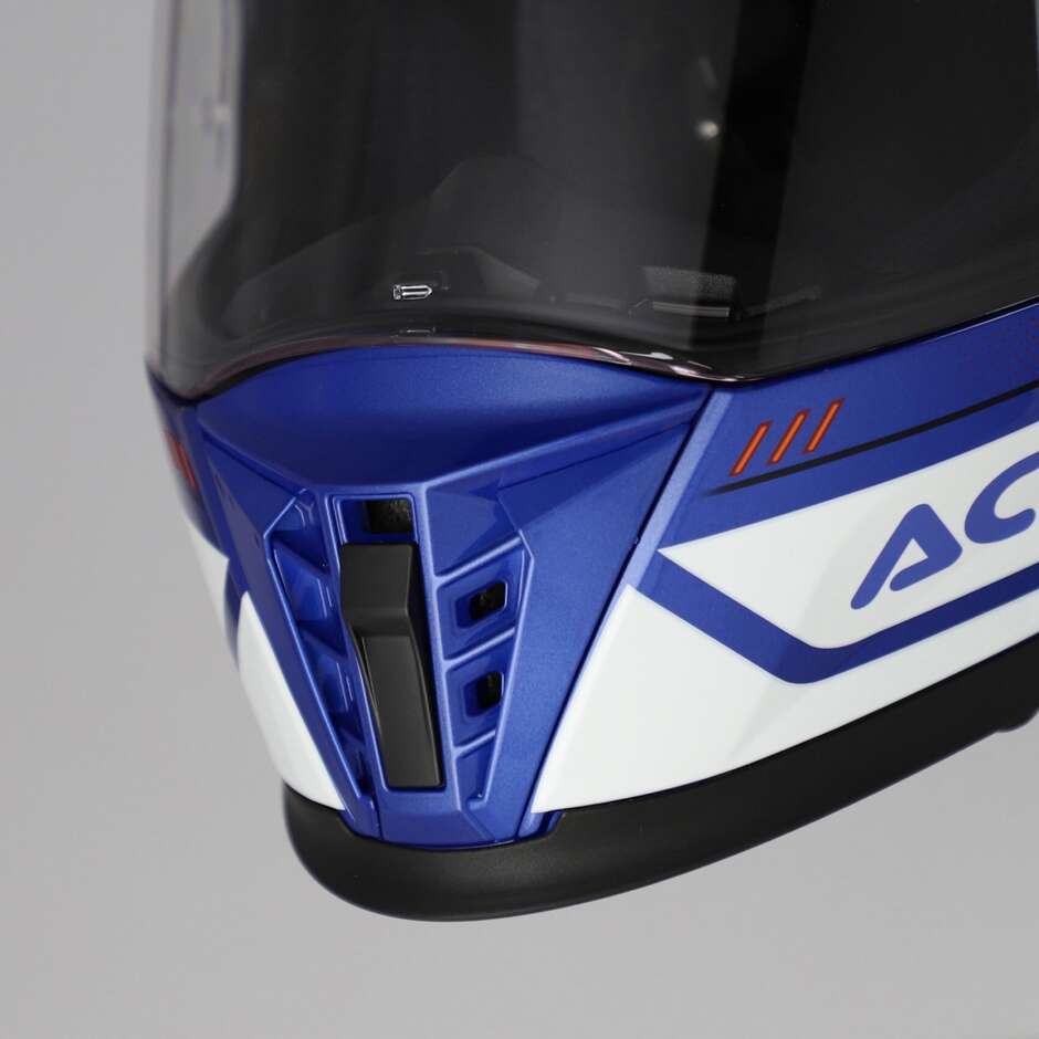 ACERBIS X-WAY Full Face Motorcycle Helmet Orange Blue