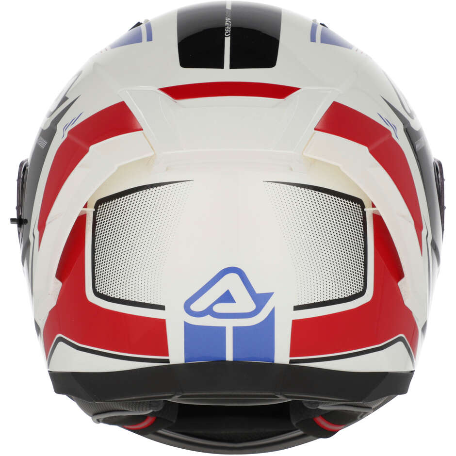ACERBIS X-WAY Integral-Motorradhelm Weiß Blau