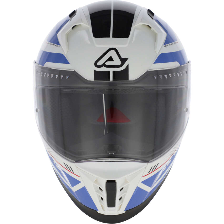ACERBIS X-WAY Integral-Motorradhelm Weiß Blau