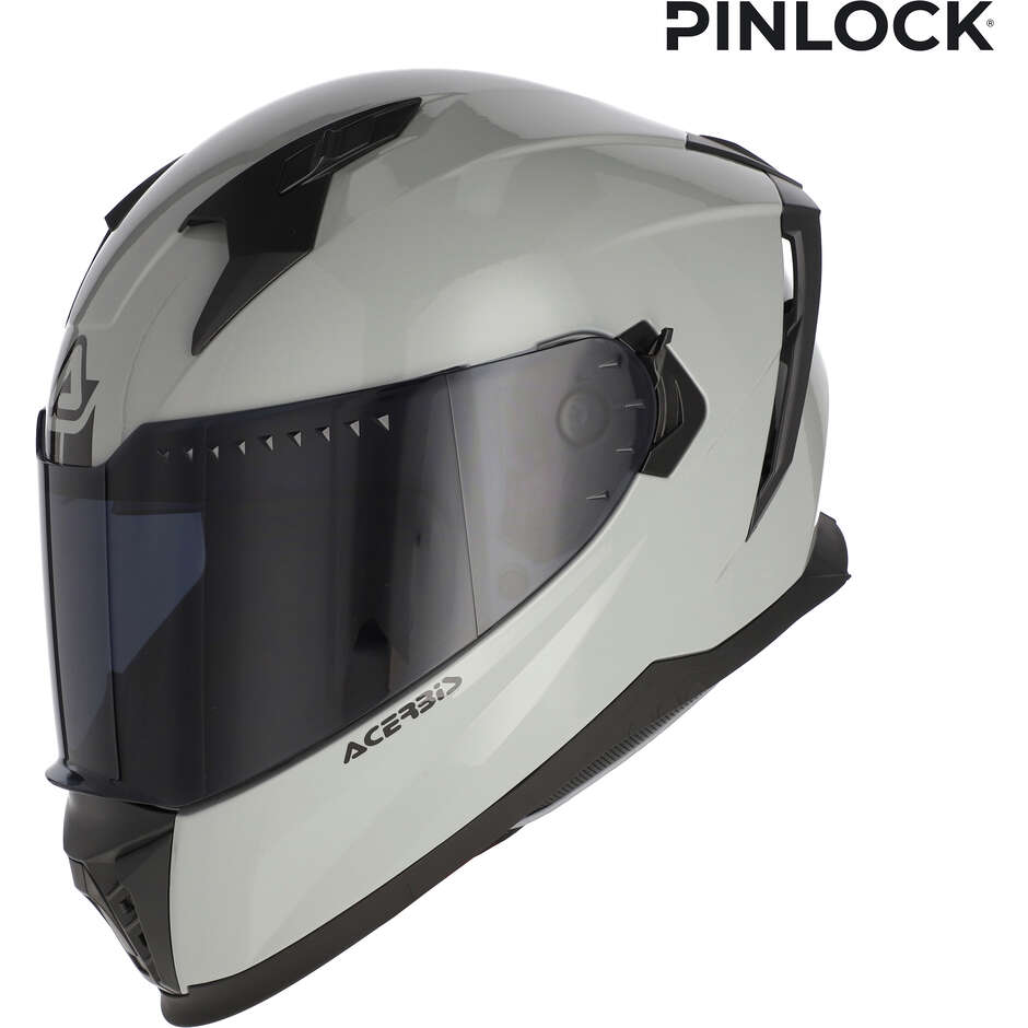 ACERBIS X-WAY Integralhelm für Motorräder, Grau, Größe 2