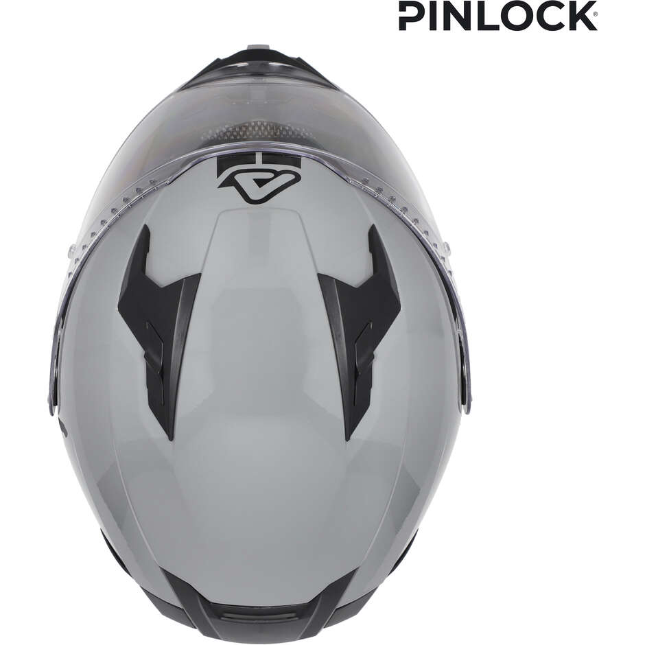 ACERBIS X-WAY Integralhelm für Motorräder, Grau, Größe 2