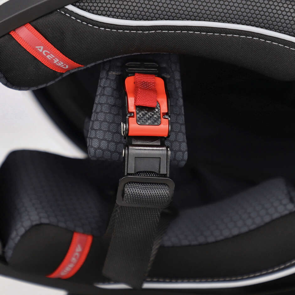 ACERBIS X-WAY Integralhelm für Motorräder, Grau, Größe 2