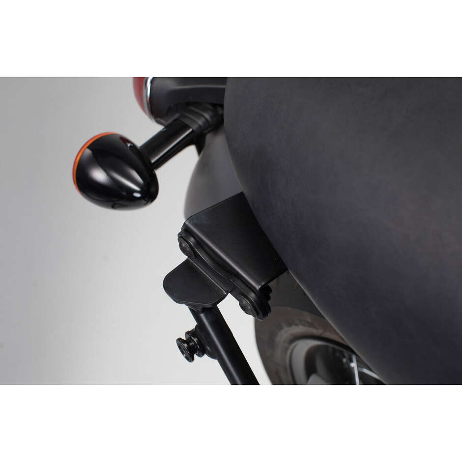 Adaptateur de cadre latéral Slc/V-Loc gauche noir Sw-Motech HTA.11.743.12001 pour Bonneville T100/T120 (15-)