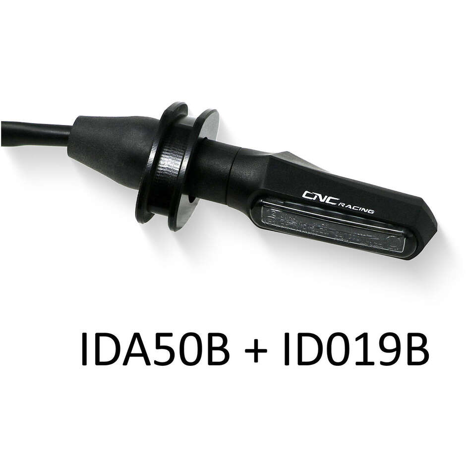 Adapter für original CNC Racing IDA50 Kennzeichenhalter Schwarz