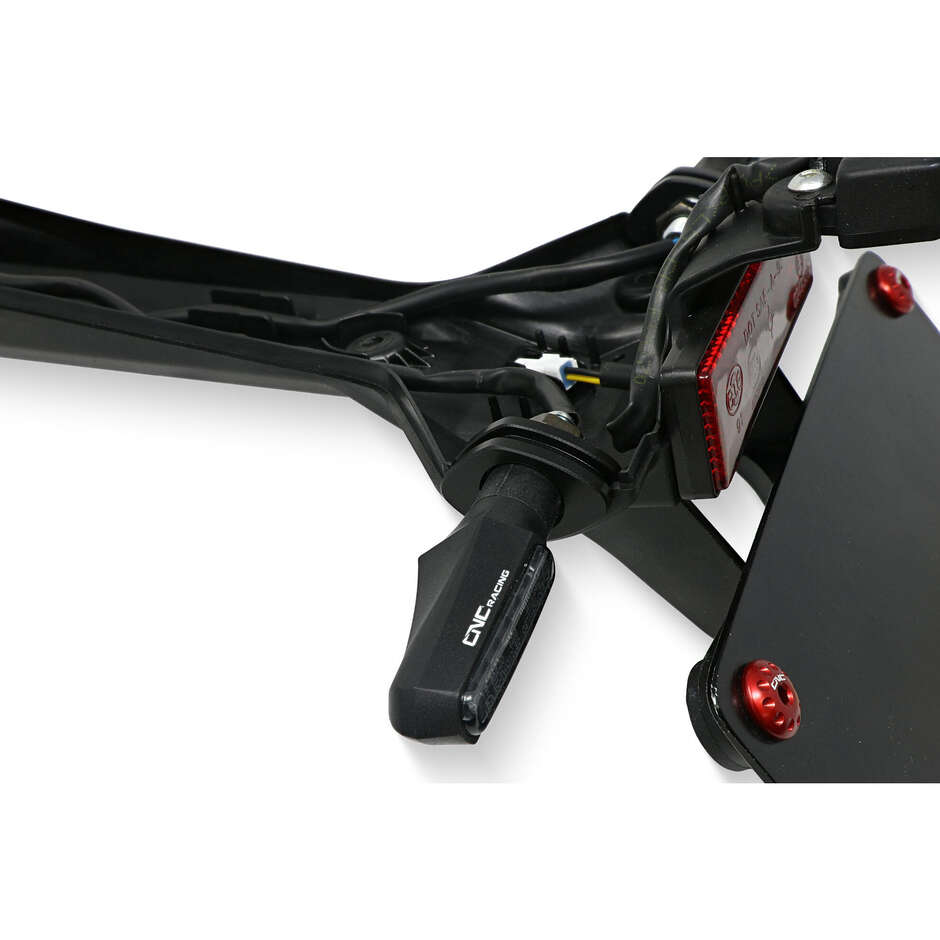 Adapter für original CNC Racing IDA50 Kennzeichenhalter Schwarz