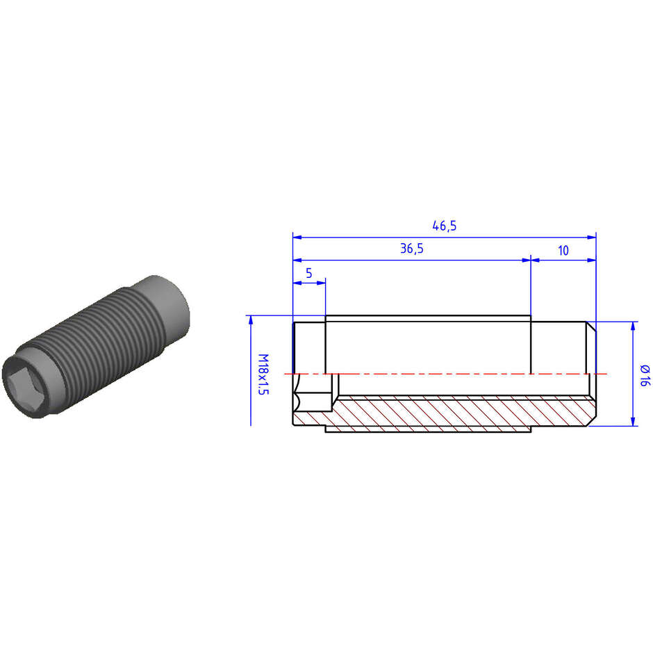 Adapter zur Montage des Brems- und Kupplungshebelschutzes PL112 CNC Racing Black