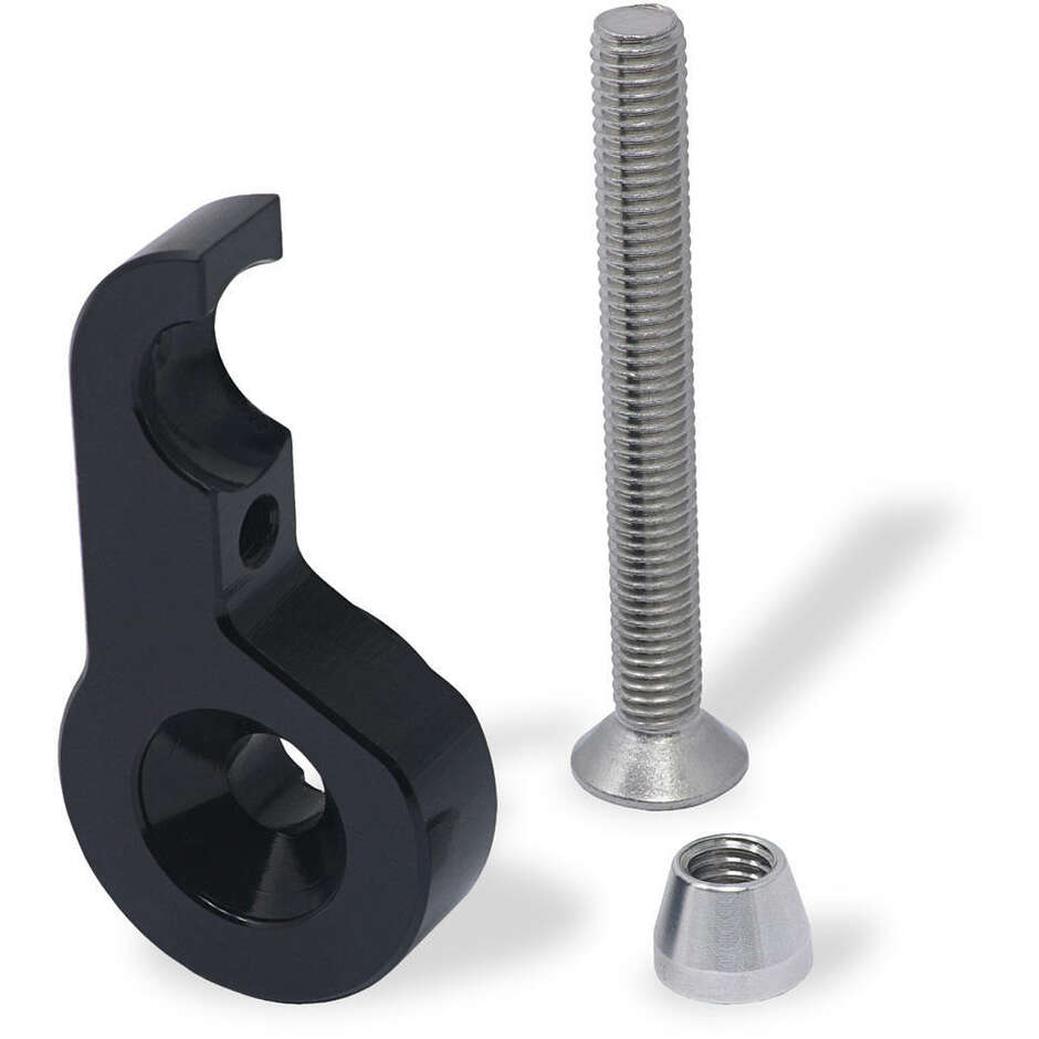 Adattatore M8 MRA02B per specchio end-bar Rocket - SX CNC Racing Nero
