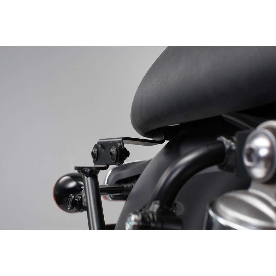 Adattatore Per Telaio Laterale Slc/V-Loc Destro Nero Sw-Motech HTA.11.743.13001 Per Bonneville T100/T120 (15-)